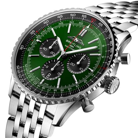 breitling navitimer groen|Breitling Navitimer b01.